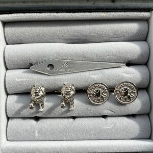 Grand Seiko Cufflinks & Tie Clip